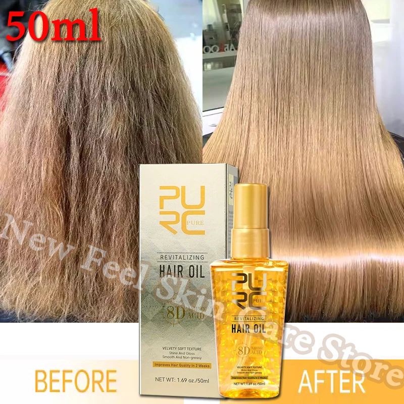 PURC Morocco Argan Oil Nourishing Hair Oil Smoothing Shine Soft Hair Serum Repair Damaged Frizz Dry Hair Treatment Haircare 50ml
PURC Morocco Argan Oil Nourishing Hair Oil Smoothing Shine Soft Hair Serum Repair Damaged Frizz Dry Hair Treatment Haircare 50ml