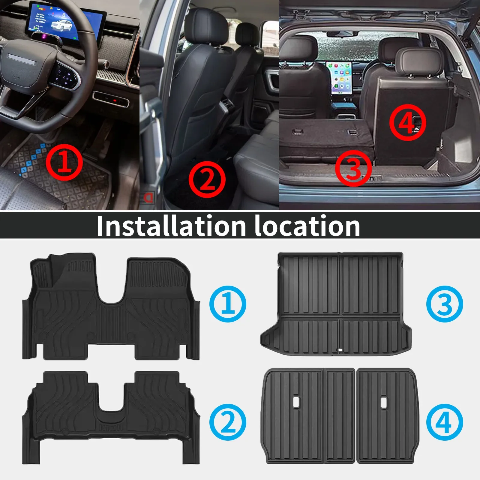 for Hyundai IONIQ 5 EV NE 2022 2023-2025 TPE Car Floor Mats Waterproof Non-Slip Easy Clean Accessories
for Hyundai IONIQ 5 EV NE 2022 2023-2025 TPE Car Floor Mats Waterproof Non-Slip Easy Clean Accessories