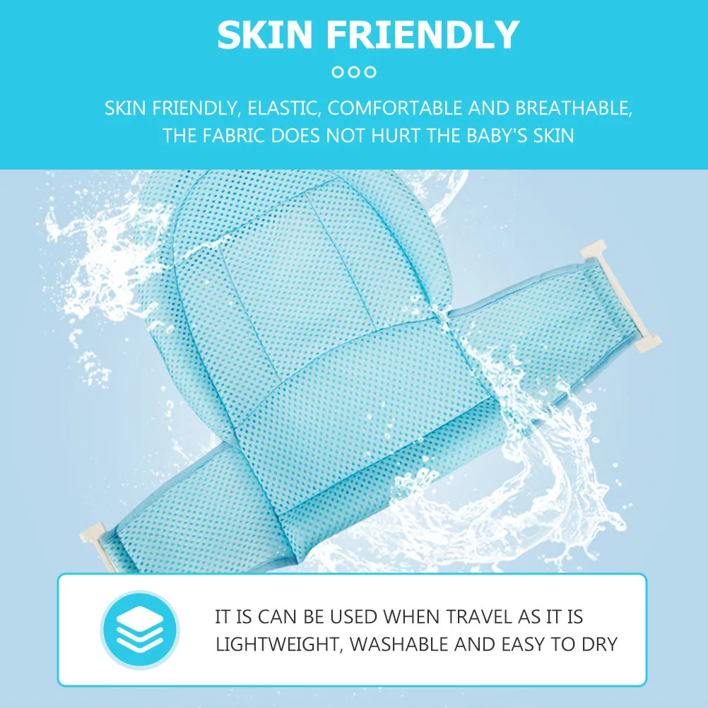1Pcs Infant Bathing Support Net Baby Shower Mesh Seat with 3-Point Buckle Side Hooks Lightweight Breathable Skin-Friendly
1Pcs Infant Bathing Support Net Baby Shower Mesh Seat with 3-Point Buckle Side Hooks Lightweight Breathable Skin-Friendly