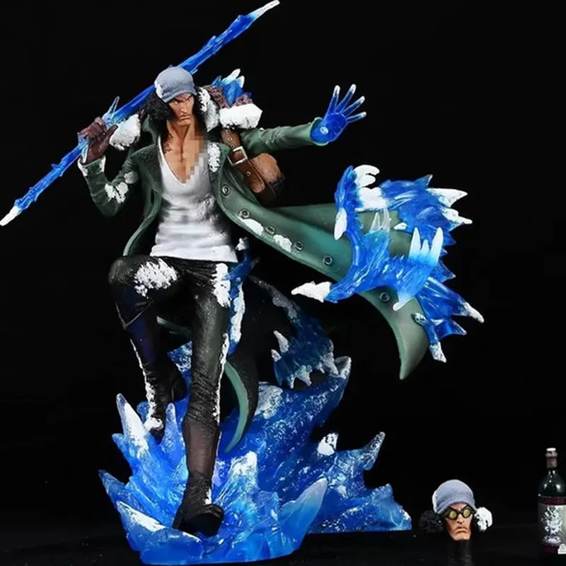 LX One Piece Pop Max Kuzan Aokiji Statue Double Head Sculpt Led Light Pvc Action Figure Model For Anime Adult Collection
LX One Piece Pop Max Kuzan Aokiji Statue Double Head Sculpt Led Light Pvc Action Figure Model For Anime Adult Collection