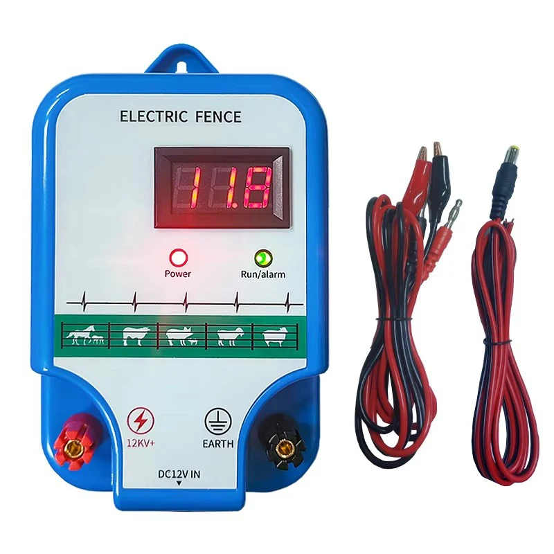 12V Livestock Electric Fence Kit Energizer Controller,Farm Fencing Charger for Animals and Electric Shepherd Use
12V Livestock Electric Fence Kit Energizer Controller,Farm Fencing Charger for Animals and Electric Shepherd Use