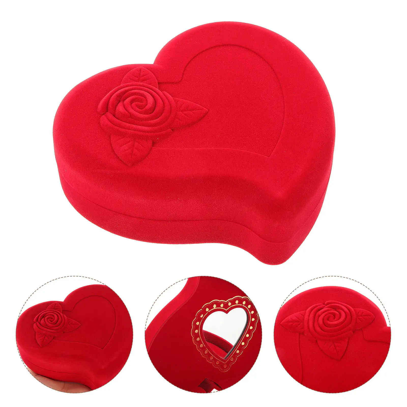 Lovely Heart Design Jewelry Gift Box Red Keepsake Container for Bracelets Necklaces Earrings Vintage Style Home Decor Trinket
Lovely Heart Design Jewelry Gift Box Red Keepsake Container for Bracelets Necklaces Earrings Vintage Style Home Decor Trinket