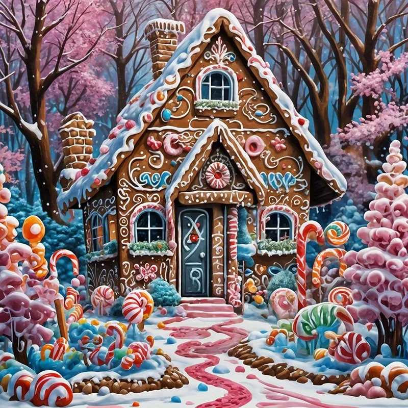 Winter Wonderland Gingerbread House DIY Jigsaw Puzzle Home Decor Adults Puzzle Games Family Fun Puzzles Educational Gift
Winter Wonderland Gingerbread House DIY Jigsaw Puzzle Home Decor Adults Puzzle Games Family Fun Puzzles Educational Gift