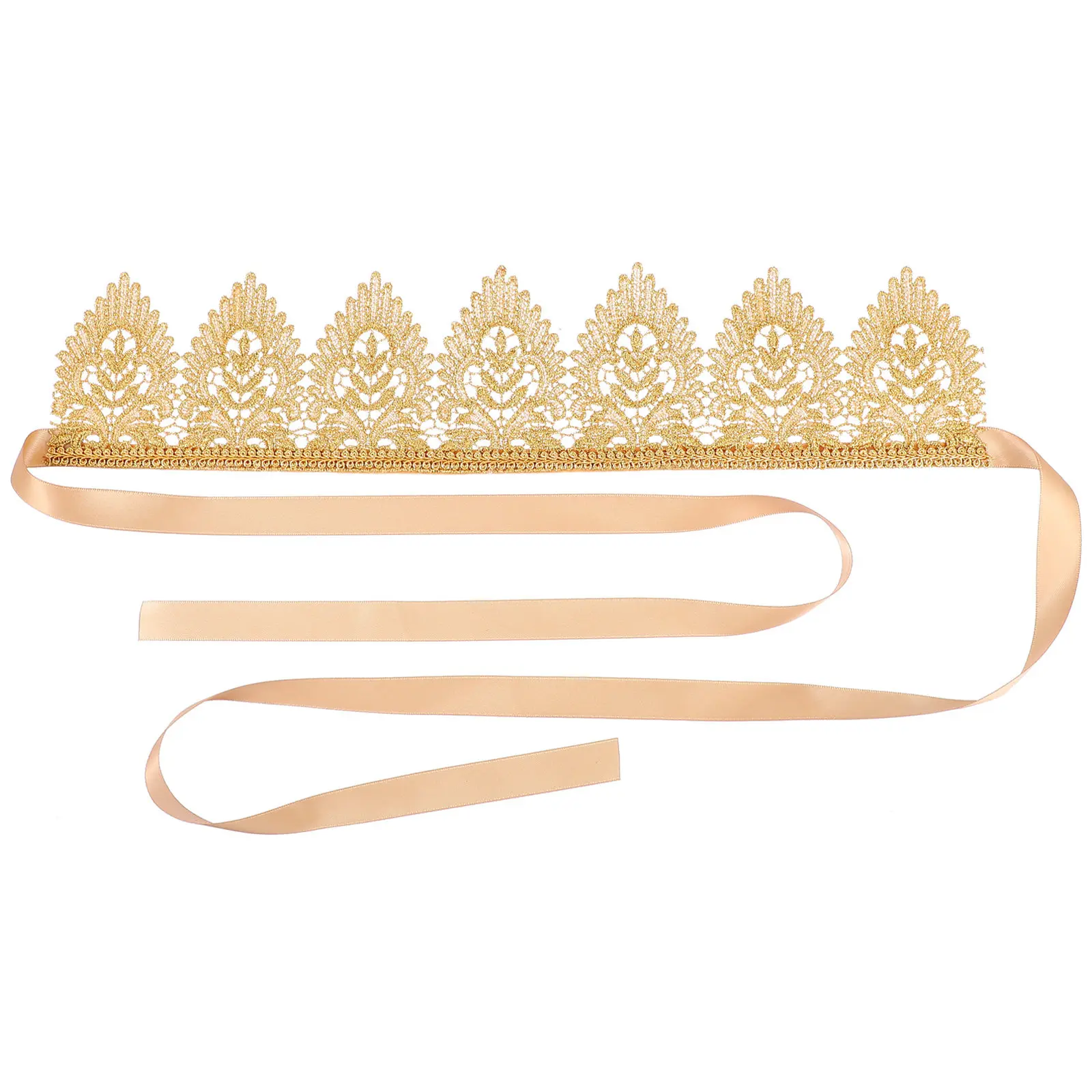 1Pcs Lace Crown Headband for Kids Premium Soft Cloth Children Crown Headdress Adjustable Ribbon Streamer Birthday Christmas
1Pcs Lace Crown Headband for Kids Premium Soft Cloth Children Crown Headdress Adjustable Ribbon Streamer Birthday Christmas
