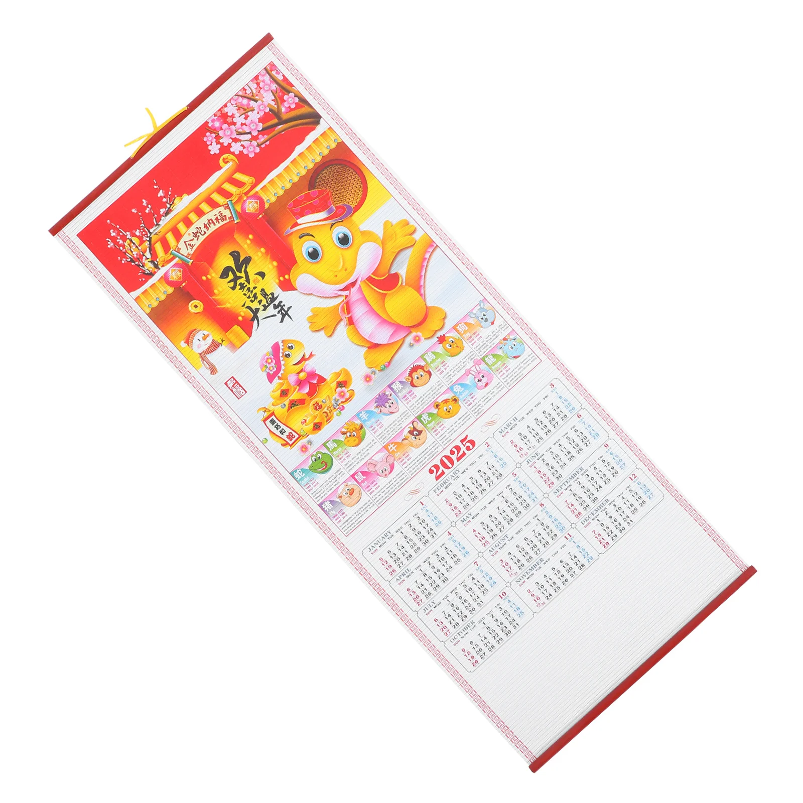 Hanging Scroll Wall Calendar 2025 Snake Year Clear Print Monthly Planner Imitation Rattan Home Office Decor Sturdy Functional
Hanging Scroll Wall Calendar 2025 Snake Year Clear Print Monthly Planner Imitation Rattan Home Office Decor Sturdy Functional