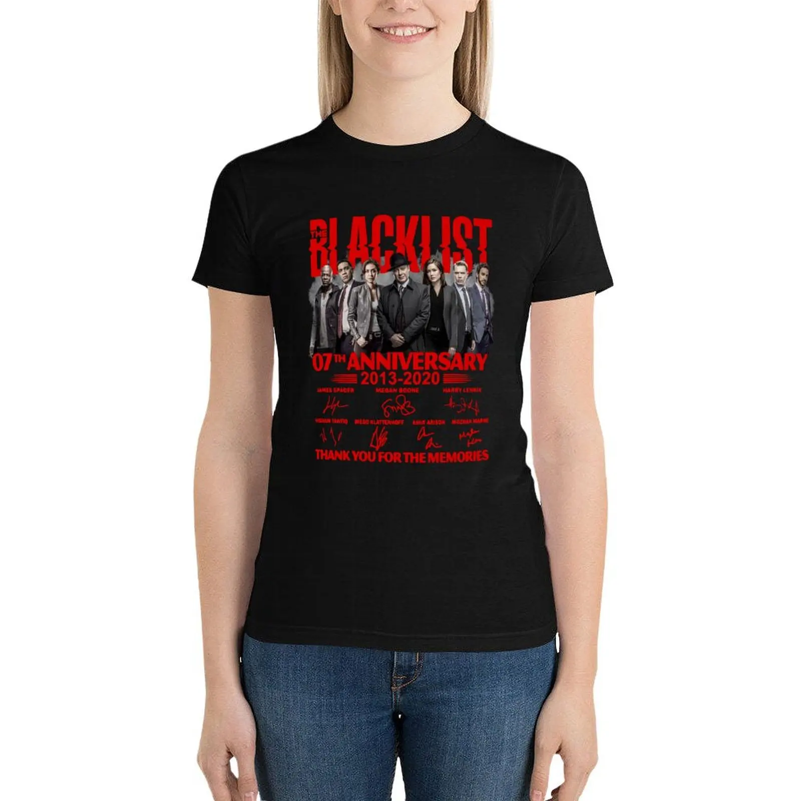 Blacklist 07th Anniversary 2013-2020 T-Shirt shirts graphic tees female kawaii clothes t-shirts for Women loose fit
Blacklist 07th Anniversary 2013-2020 T-Shirt shirts graphic tees female kawaii clothes t-shirts for Women loose fit
