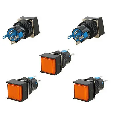 5x AC 5A/250V 1NO 1NC SPDT DC 12V неоновый свет оранжевый кнопочный переключатель с фиксацией
5x AC 5A/250V 1NO 1NC SPDT DC 12V неоновый свет оранжевый кнопочный переключатель с фиксацией