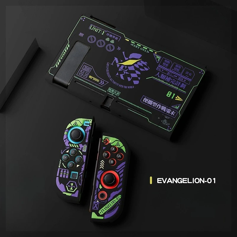 Neon Cute Genesis Classic Evangelion Compatible with Switch OLED Soft TPU Split Protective Case Shockproof Anti-Scratch Cover
Neon Cute Genesis Classic Evangelion Compatible with Switch OLED Soft TPU Split Protective Case Shockproof Anti-Scratch Cover