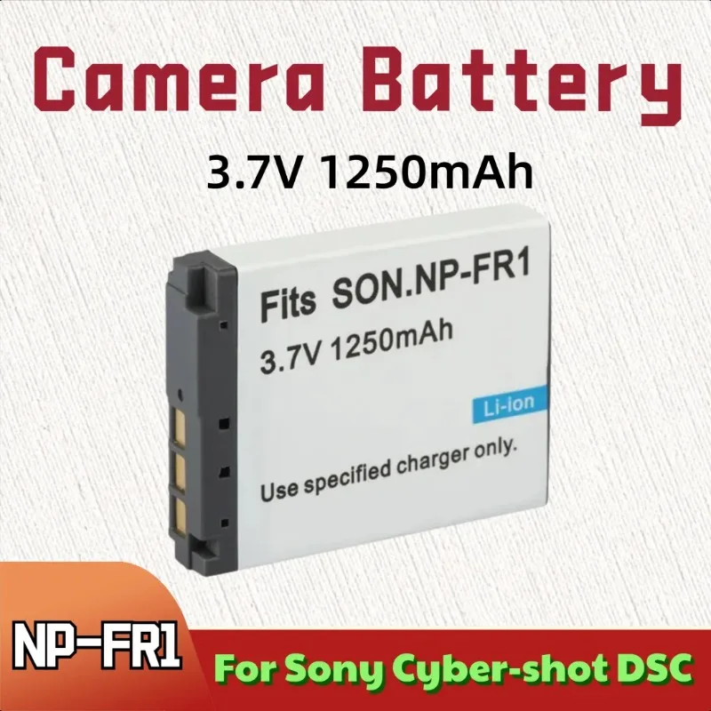 3.7V 1250mAh NP-FR1 Camera Battery for Sony Cyber-shot DSC P100 P100L F88 P120 P150 P200 T30 T30S T50 F88 V3
3.7V 1250mAh NP-FR1 Camera Battery for Sony Cyber-shot DSC P100 P100L F88 P120 P150 P200 T30 T30S T50 F88 V3
