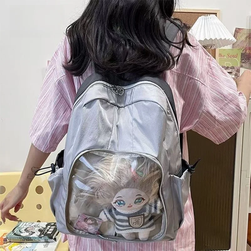 2025 New Large Capaci Transparent Japanese Sle School Bag Double oulder Pain Relief Bag Second Purchase Youth Bapa
2025 New Large Capaci Transparent Japanese Sle School Bag Double oulder Pain Relief Bag Second Purchase Youth Bapa