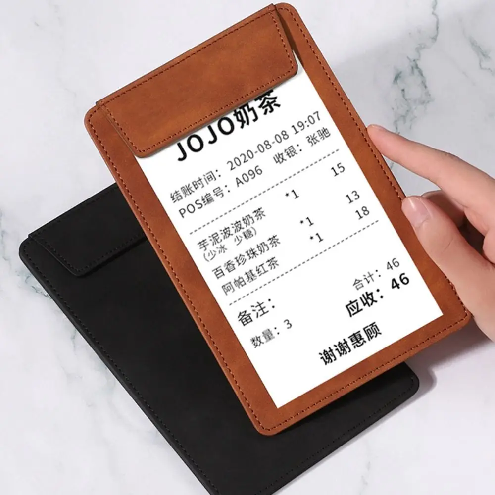 1pc Portable Suede Menu Wine Holder A4/A5/A6/A7/B5 with Pen Insert File Folder PU Leather Writing Pad Restaurant/Cafe/Bar/Hotel
1pc Portable Suede Menu Wine Holder A4/A5/A6/A7/B5 with Pen Insert File Folder PU Leather Writing Pad Restaurant/Cafe/Bar/Hotel