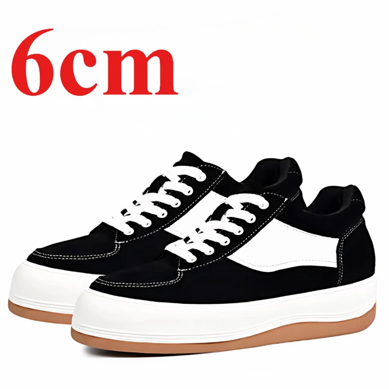 6cm Height-increasing Shoes for Men's Comfortable Breathable Thick Sole Casual Sports Board Shoes Inner Elevator Invisible Shoes
6cm Height-increasing Shoes for Men's Comfortable Breathable Thick Sole Casual Sports Board Shoes Inner Elevator Invisible Shoes