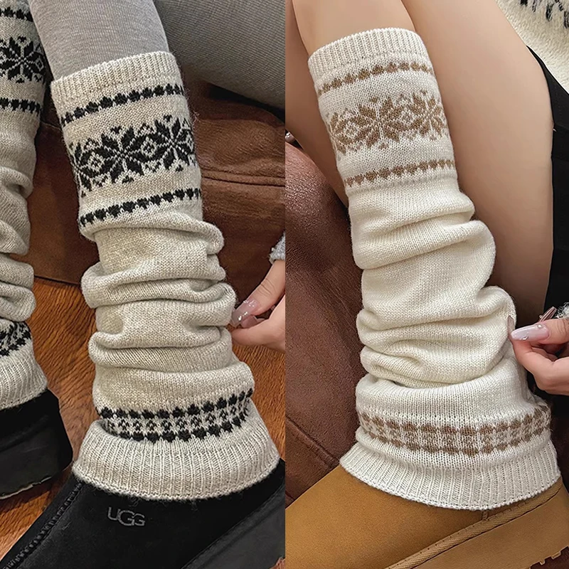 Осенне-зимние вязаные гетры со снежинками, женские тонкие мягкие теплые серые белые гольфы, корейские стили, манжеты для ботинок, чехол для ног
Осенне-зимние вязаные гетры со снежинками, женские тонкие мягкие теплые серые белые гольфы, корейские стили, манжеты для ботинок, чехол для ног