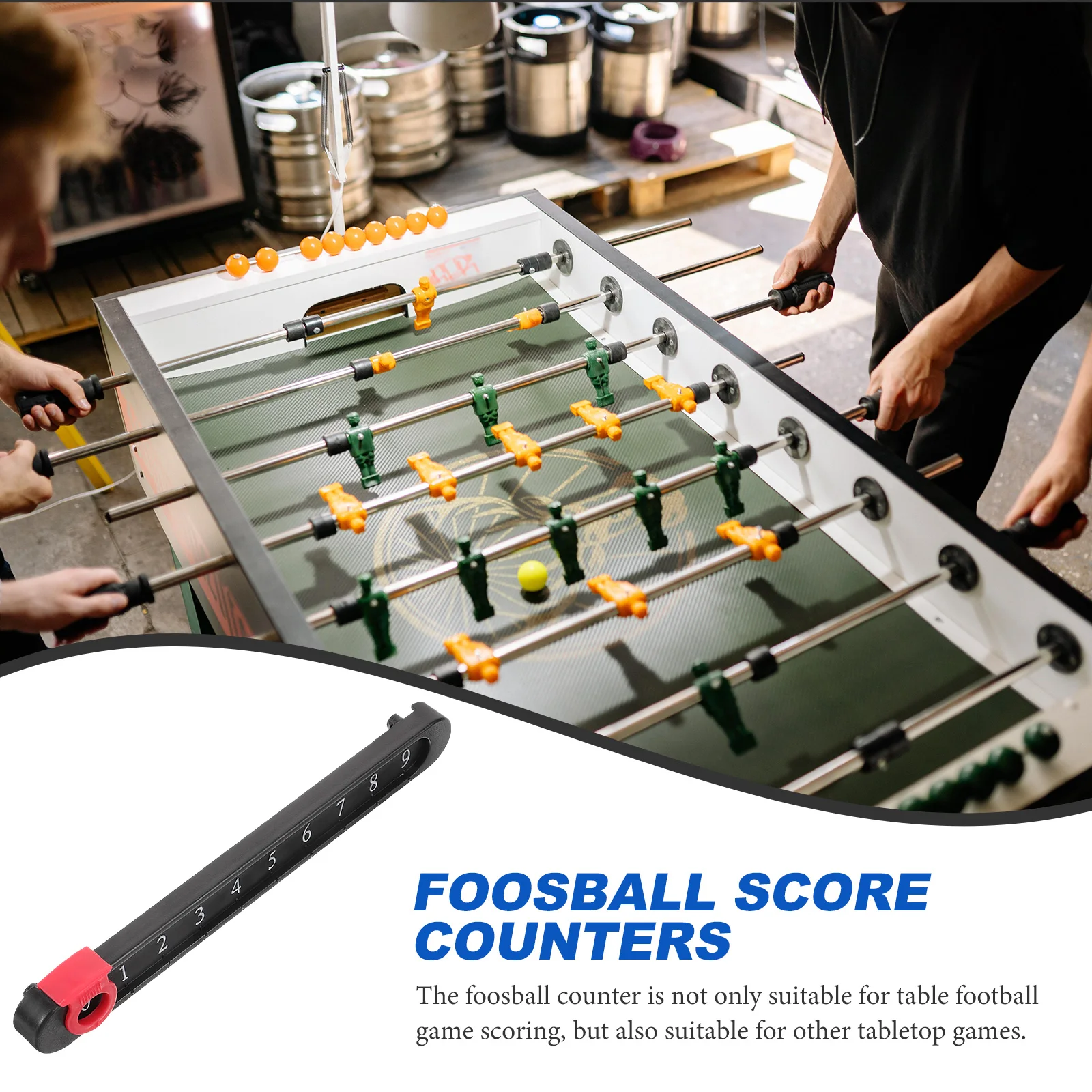 Foosball Score Counters For Table Football Multi-Use Scoring Unit Device Durable Plastic Desktop Supplies Portable Score Markers
Foosball Score Counters For Table Football Multi-Use Scoring Unit Device Durable Plastic Desktop Supplies Portable Score Markers