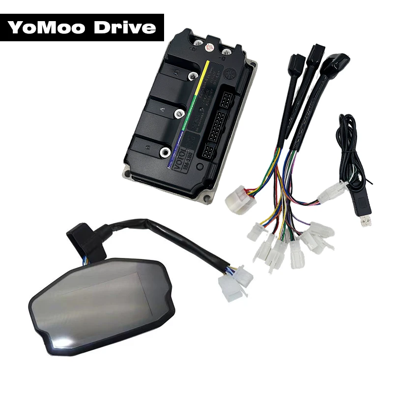 Контроллер VOTOL EM180 GTS FOC BLDC Boost 250A Peak 490A Программируемый с дисплеем DKD для двигателя QS 3KW-5KW со средним приводом/ступицы 
Контроллер VOTOL EM180 GTS FOC BLDC Boost 250A Peak 490A Программируемый с дисплеем DKD для двигателя QS 3KW-5KW со средним приводом/ступицы