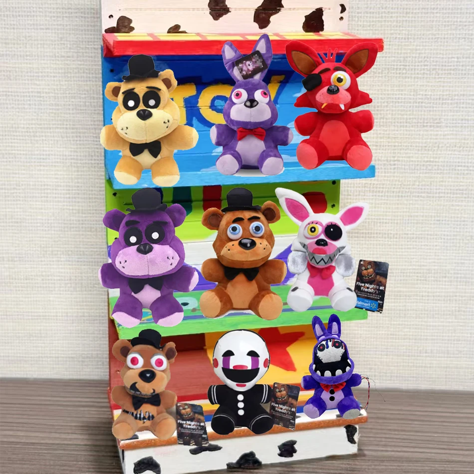 2026 NEW Hot Cute Plush Toys Game Doll 18 CM Bonnie Bear Foxy Cartoon Stuffed Dolls Freddy Toys For Children Gifts
2026 NEW Hot Cute Plush Toys Game Doll 18 CM Bonnie Bear Foxy Cartoon Stuffed Dolls Freddy Toys For Children Gifts