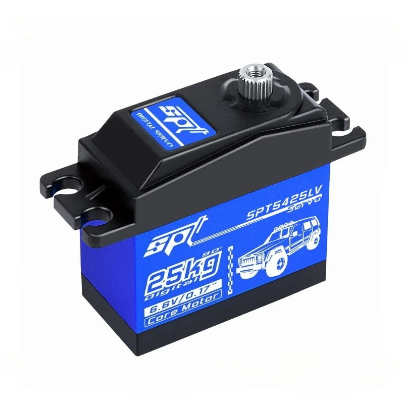 Сервопривод RC SPT5425LV 25 кг, с большим крутящим моментом, металлическим редуктором, для радиоуправляемых машин, моделей внедорожников, аксессуары, серводвигатель
Сервопривод RC SPT5425LV 25 кг, с большим крутящим моментом, металлическим редуктором, для радиоуправляемых машин, моделей внедорожников, аксессуары, серводвигатель
