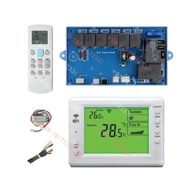 Qunda QD68WI+ Cabinet Universal AC PCB Control Board System For Air Conditioner Parts With WIFI Fuction
Qunda QD68WI+ Cabinet Universal AC PCB Control Board System For Air Conditioner Parts With WIFI Fuction