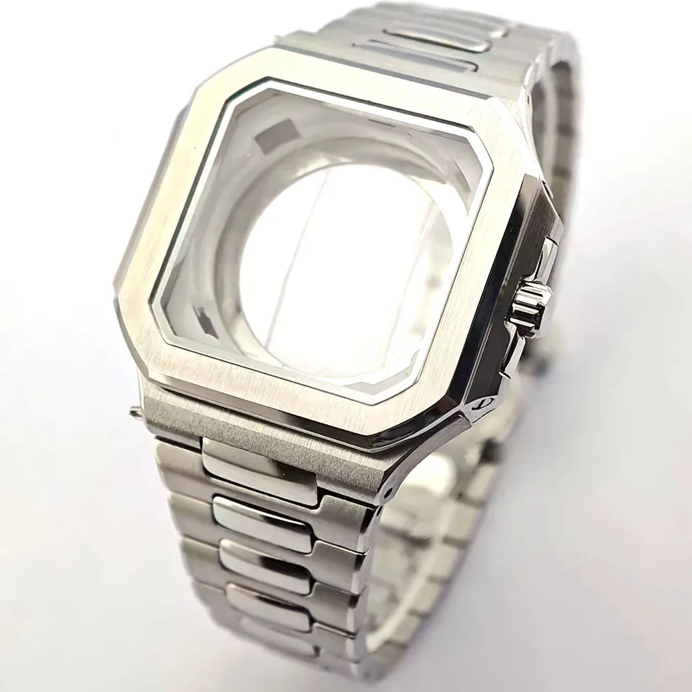 NEW 43.7mm Watches Square Case Dial Hands Set For 29.5mm Square Dial PP CUBITUS For NH35 movement Accessories Stainless steel
NEW 43.7mm Watches Square Case Dial Hands Set For 29.5mm Square Dial PP CUBITUS For NH35 movement Accessories Stainless steel