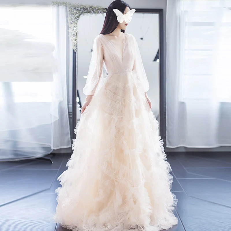 Элегантное длинное вечернее платье для женщин, модное корейское платье для торжеств, балов, дней рождения, с молнией на талии, длиной в пол
Элегантное длинное вечернее платье для женщин, модное корейское платье для торжеств, балов, дней рождения, с молнией на талии, длиной в пол