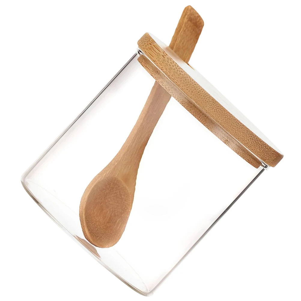 Glass Seasoning Containers 2 Sets 300ml Salt Sugar Jar Spoon Lid Airtight Kitchen Spice Holder Anti Dust Storage
Glass Seasoning Containers 2 Sets 300ml Salt Sugar Jar Spoon Lid Airtight Kitchen Spice Holder Anti Dust Storage