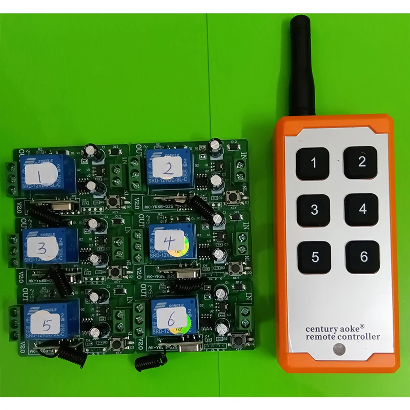 1000M Long Range AC12V 24V 1CH RF Industrial Wireless Remote Control Relay Switch Light / Lamp/ Window / Garage Doors Shutters
1000M Long Range AC12V 24V 1CH RF Industrial Wireless Remote Control Relay Switch Light / Lamp/ Window / Garage Doors Shutters