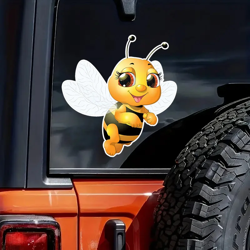 Cute Cartoon Bee Insect Car Sticker Waterproof Vinyl Decal on Bumper Rear Window Laptop Self-adhesive Decal Car Accessories
Cute Cartoon Bee Insect Car Sticker Waterproof Vinyl Decal on Bumper Rear Window Laptop Self-adhesive Decal Car Accessories
