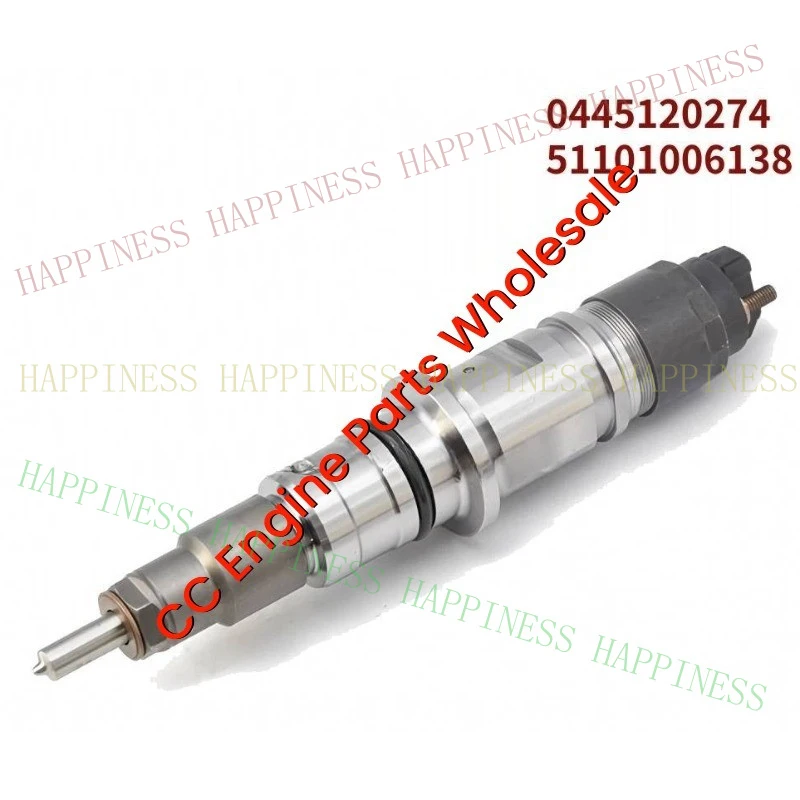 RN+ 0445120274 51101006138 Common Rail Fuel Injector for Man NG NL TGA TGX TGS
RN+ 0445120274 51101006138 Common Rail Fuel Injector for Man NG NL TGA TGX TGS
