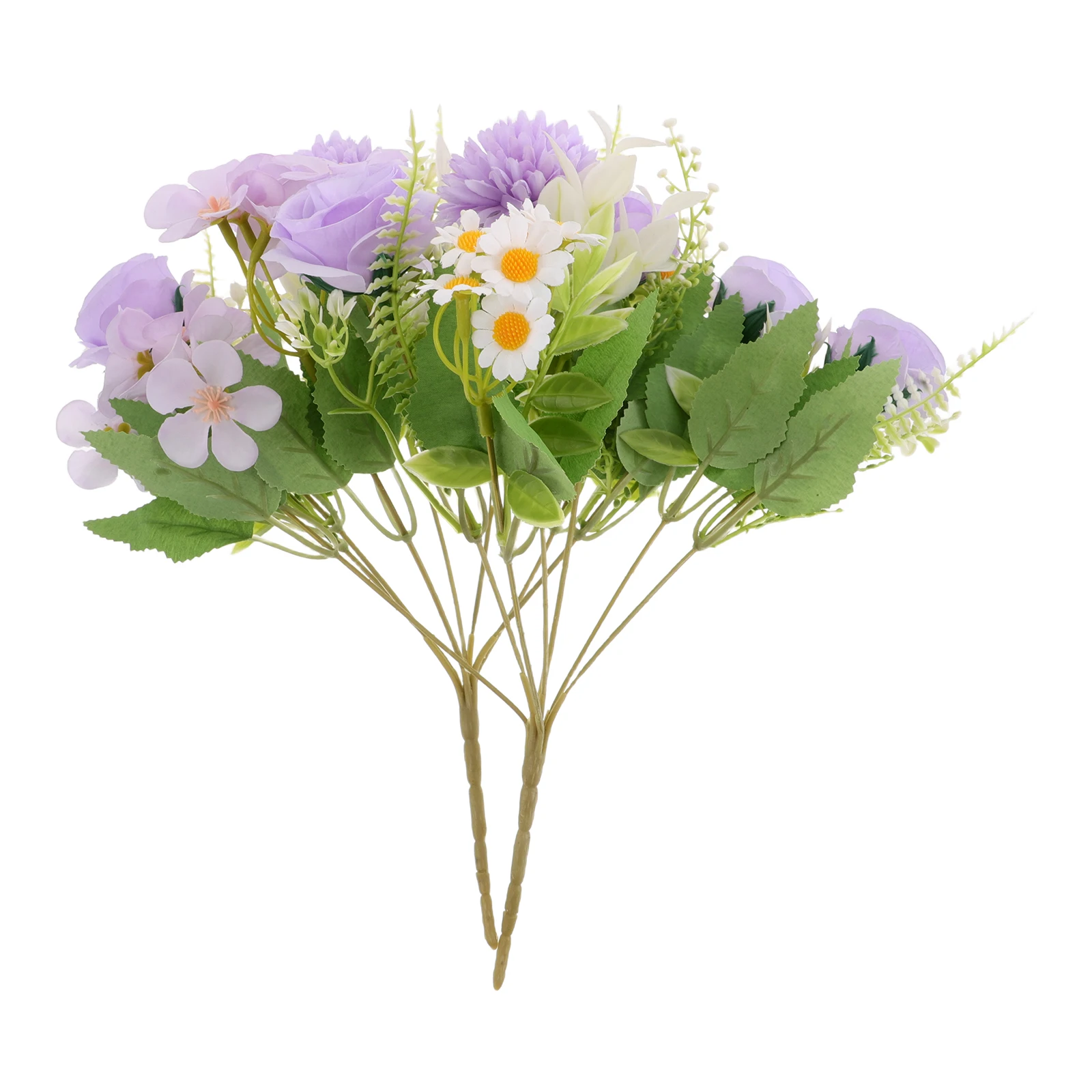 2 Pcs Artificial Rose Bouquet Faux Flowers Floral Design Simulated Plastic Fake Roses for Decoration 
2 Pcs Artificial Rose Bouquet Faux Flowers Floral Design Simulated Plastic Fake Roses for Decoration