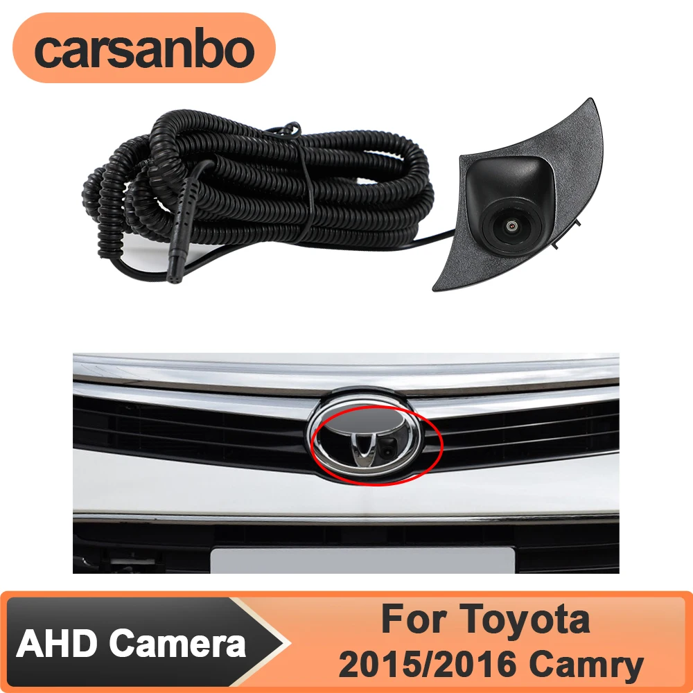 Carsanbo 150° AHD 1080P Car Front View Camera for Toyota 2015/2016 Camry Night Vision Fisheye Lens Parking Monitoring Waterproof
Carsanbo 150° AHD 1080P Car Front View Camera for Toyota 2015/2016 Camry Night Vision Fisheye Lens Parking Monitoring Waterproof
