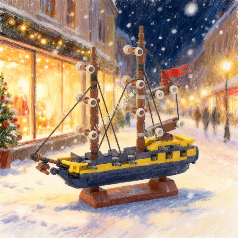 254 детали MOC, серия «Тканевые паруса», конструктор «Пираты Карибского моря» (по мотивам Disney), игрушка, строительный набор, рождественский подарок
254 детали MOC, серия «Тканевые паруса», конструктор «Пираты Карибского моря» (по мотивам Disney), игрушка, строительный набор, рождественский подарок