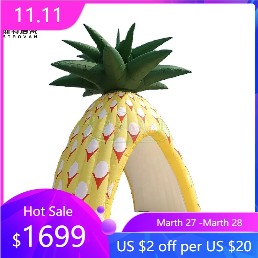 STLF Inflatable Pineapple Food Booth,Custom Logo Oxford Cloth Beverage Stand Kiosk for Food Festival,outdoor Events
STLF Inflatable Pineapple Food Booth,Custom Logo Oxford Cloth Beverage Stand Kiosk for Food Festival,outdoor Events