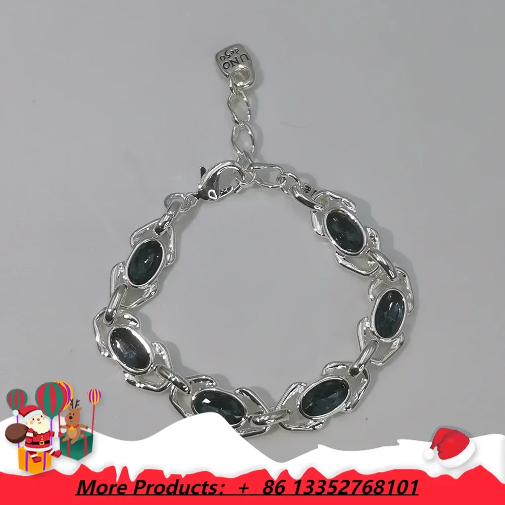 European and American jewelry new gorgeous palace style blue crystal bracelet temperament women's accessories holiday gifts
European and American jewelry new gorgeous palace style blue crystal bracelet temperament women's accessories holiday gifts