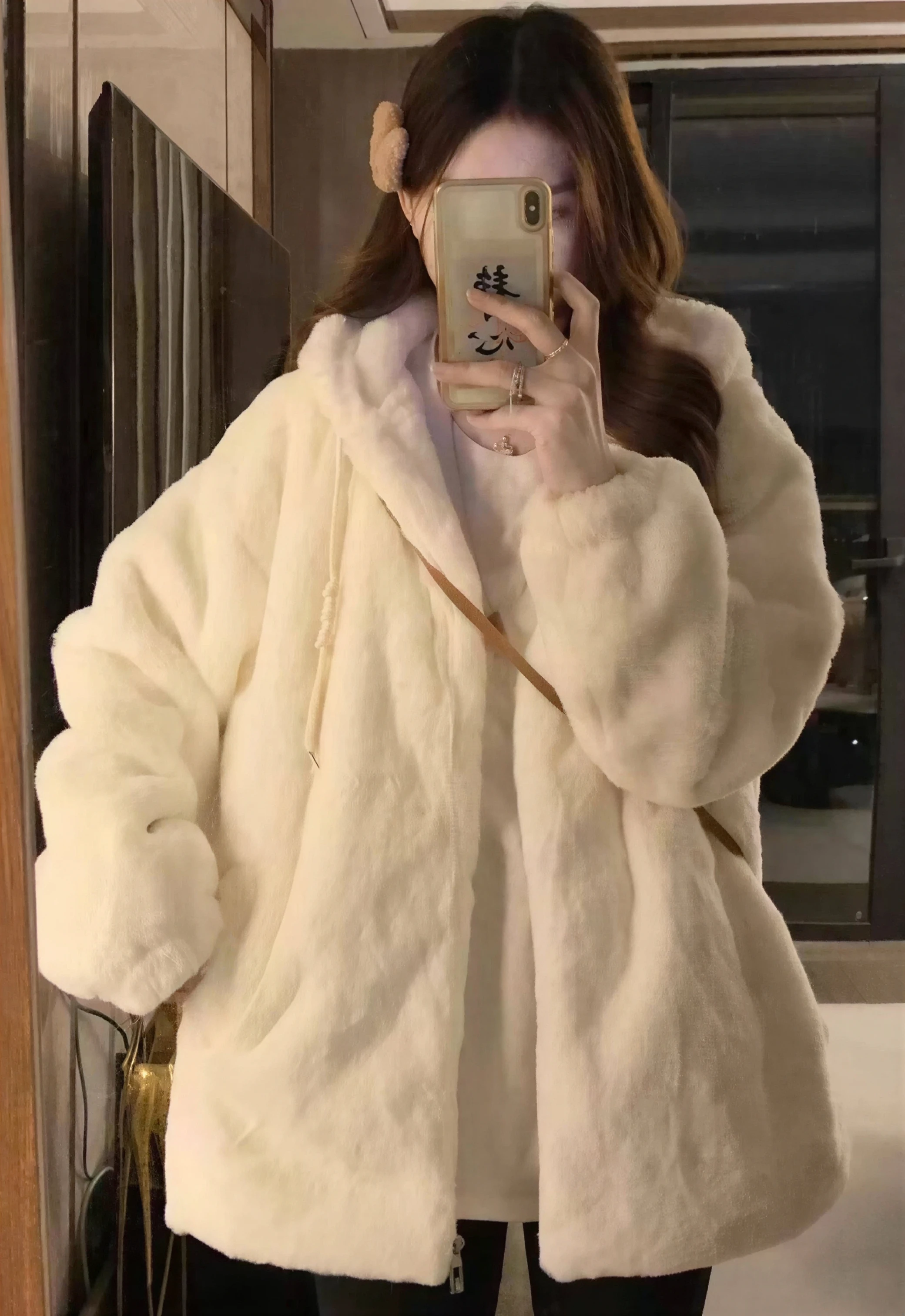 Parkas Womens Informales Fall-Winter Ripstop Silk-Feel Flannel Gathering Waistband Panelled Splicing Trimmed Adjustable Lace-Up
Parkas Womens Informales Fall-Winter Ripstop Silk-Feel Flannel Gathering Waistband Panelled Splicing Trimmed Adjustable Lace-Up