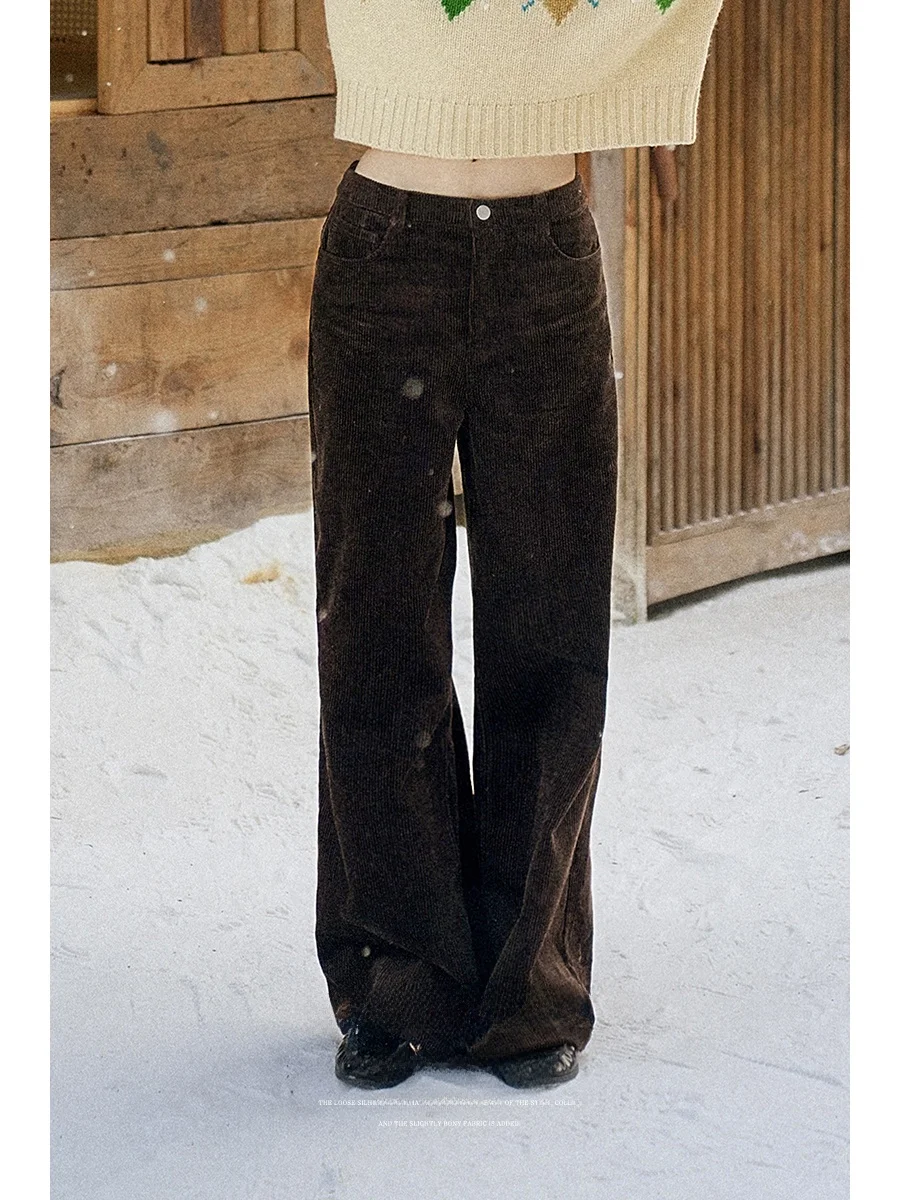 Lalaglow Vintage Cotton Corduroy Pants Women's Casual Versatile Long Trousers Bell Bot Straight Leg Pants l Waist
Lalaglow Vintage Cotton Corduroy Pants Women's Casual Versatile Long Trousers Bell Bot Straight Leg Pants l Waist