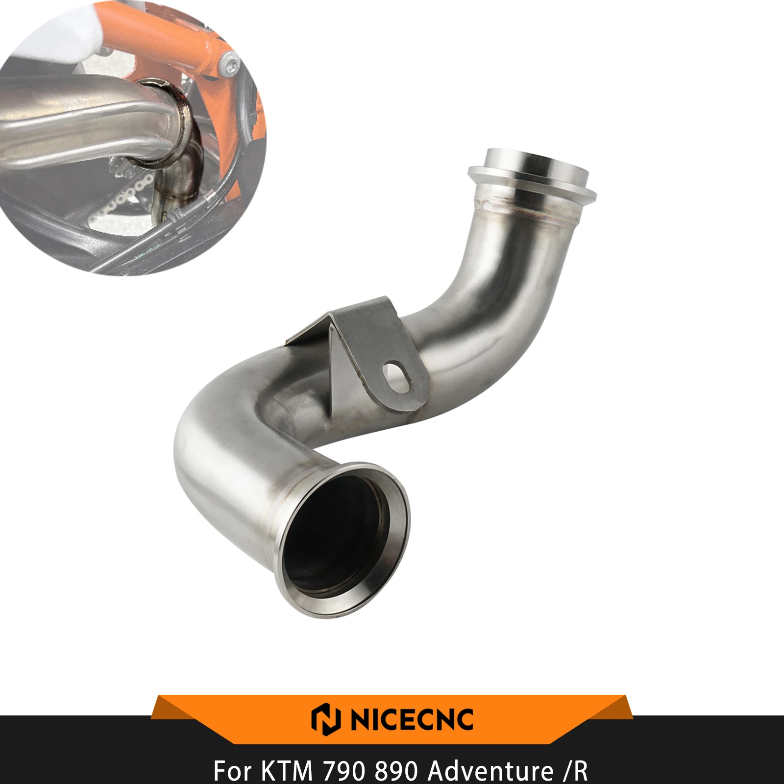 For KTM 790 Adventure/R 19-22 890 Adventure/R/Rally 2021-2022 Motorcycle Exhaust Middle Link Pipe For Husqvarna Norden 901 2022
For KTM 790 Adventure/R 19-22 890 Adventure/R/Rally 2021-2022 Motorcycle Exhaust Middle Link Pipe For Husqvarna Norden 901 2022