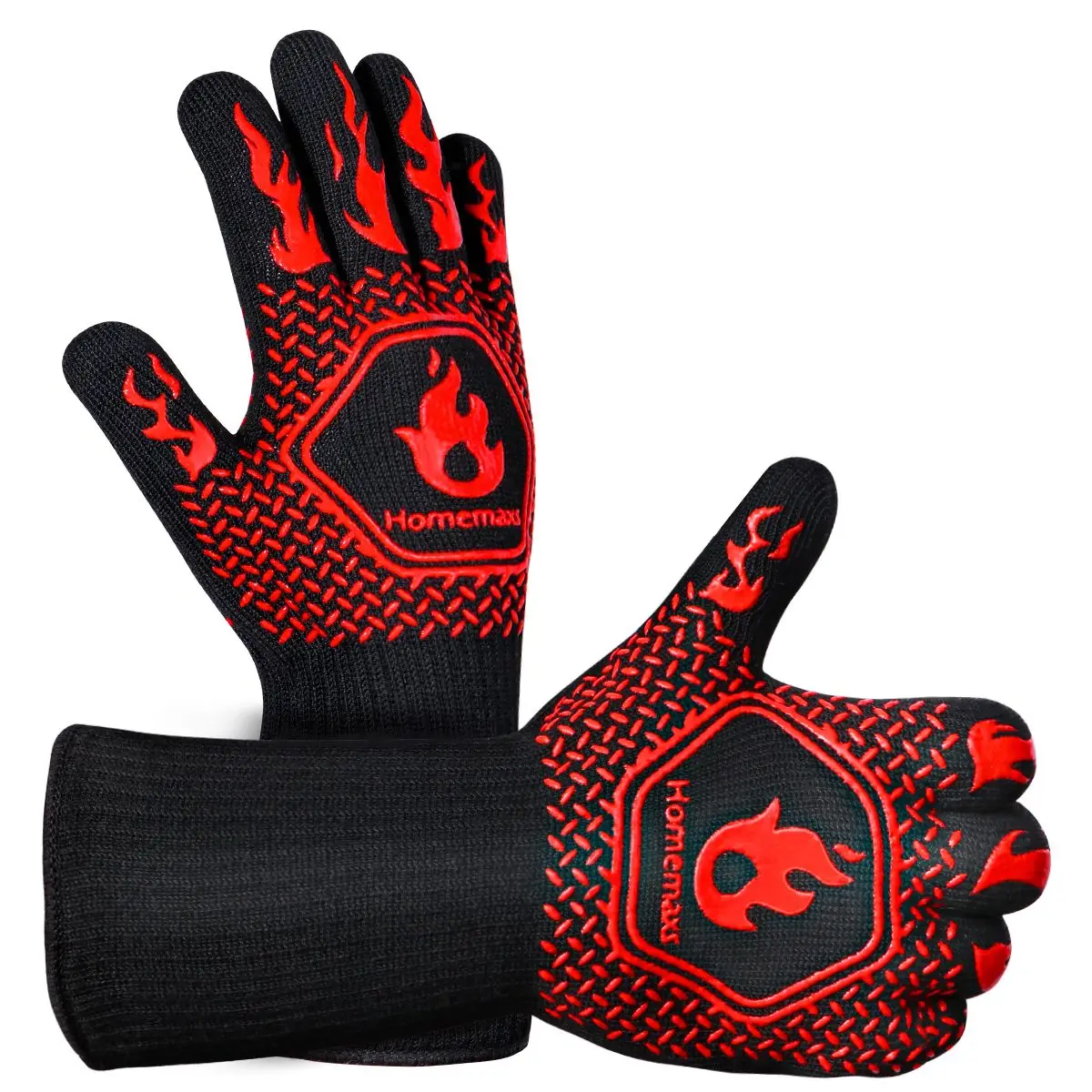 Heat Resistant Oven Mitts High Temp 800C Black Easy Clean Non Slip BBQ Gloves Kitchen Accessories Protective Wear
Heat Resistant Oven Mitts High Temp 800C Black Easy Clean Non Slip BBQ Gloves Kitchen Accessories Protective Wear