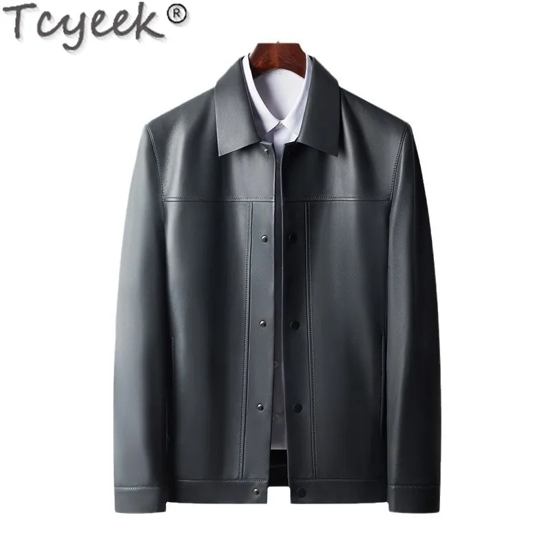 Tcyeek Genuine Leather Jacket Men Business Casual Leather Coat Real Sheepskin Mens Coats Jaqueta De Couro Spring Autumn Clothes
Tcyeek Genuine Leather Jacket Men Business Casual Leather Coat Real Sheepskin Mens Coats Jaqueta De Couro Spring Autumn Clothes