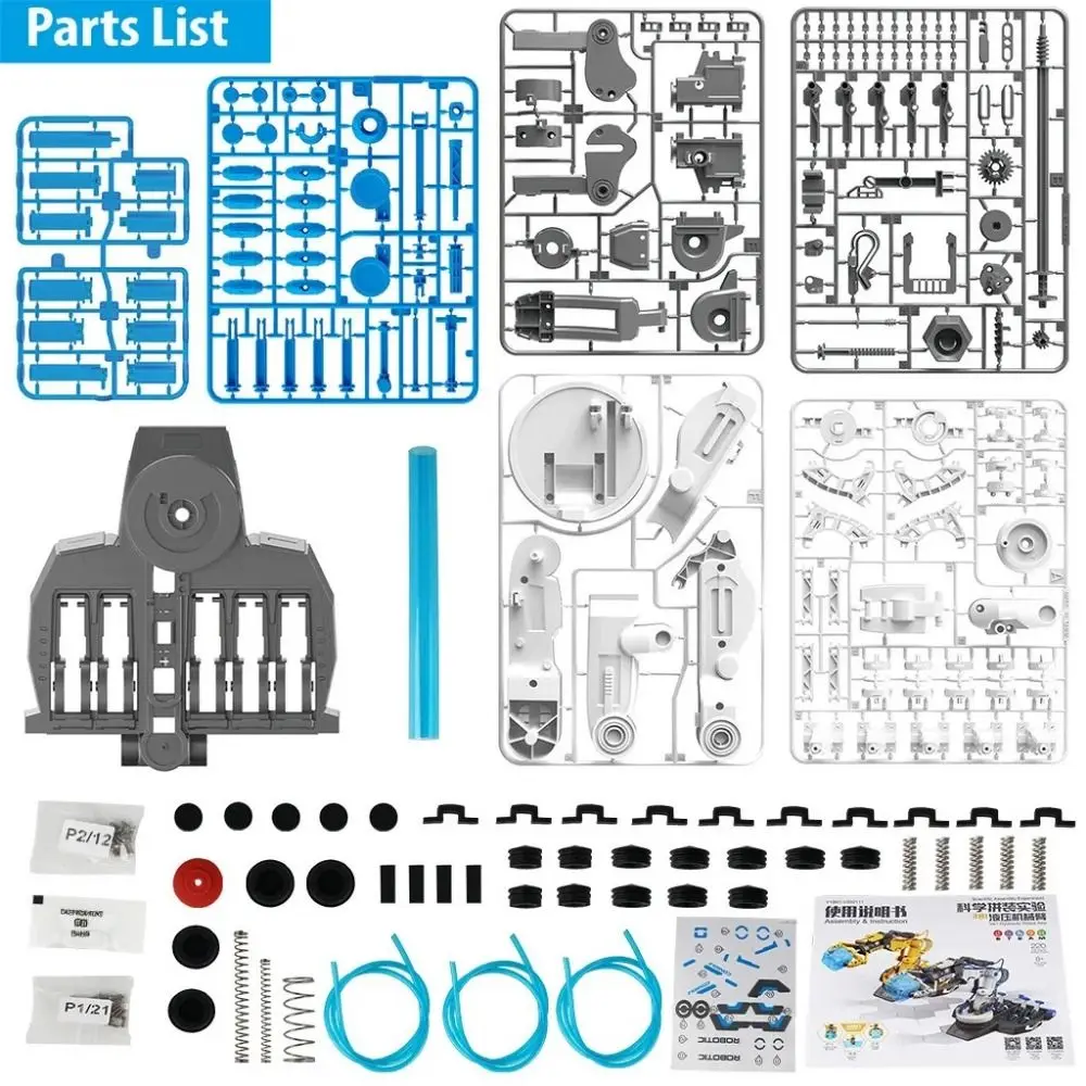Набор для сборки гидравлической механической руки 3-в-1: гидравлическая система, научный эксперимент, головоломка, механический дизайн
Набор для сборки гидравлической механической руки 3-в-1: гидравлическая система, научный эксперимент, головоломка, механический дизайн