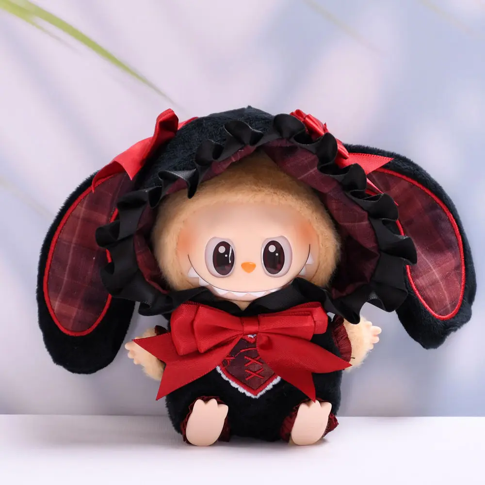 Suitable For First And Second Generation 17cm Labubu Pendant Clothes Rabbit Ear Hooded Clothes Labubu Doll Accessories Cute
Suitable For First And Second Generation 17cm Labubu Pendant Clothes Rabbit Ear Hooded Clothes Labubu Doll Accessories Cute