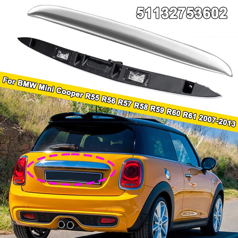 Ручка двери багажника с подсветкой для BMW Mini Cooper R55 R56 R57 R58 R59 R60 R61 2007-2013 51132753602 Хром/Черный
Ручка двери багажника с подсветкой для BMW Mini Cooper R55 R56 R57 R58 R59 R60 R61 2007-2013 51132753602 Хром/Черный