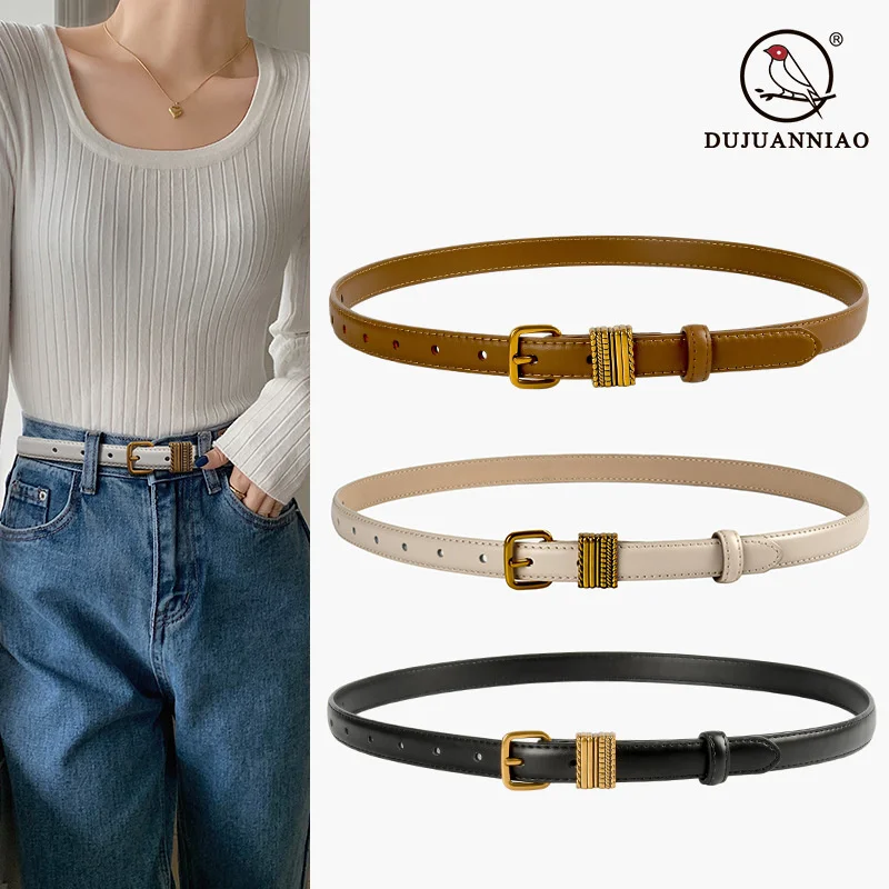 100% genuine real leather Women's Genuine Leather Thin Belt 1.8cm Simple 100 Pair Jeans Casual Style
100% genuine real leather Women's Genuine Leather Thin Belt 1.8cm Simple 100 Pair Jeans Casual Style