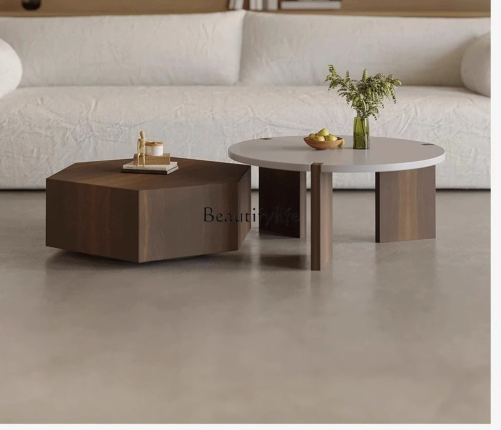 Large and Small Coffee Table Combination Minimalist Light Luxury Advanced Solid Wood Small Apartment Coffee Table
Large and Small Coffee Table Combination Minimalist Light Luxury Advanced Solid Wood Small Apartment Coffee Table