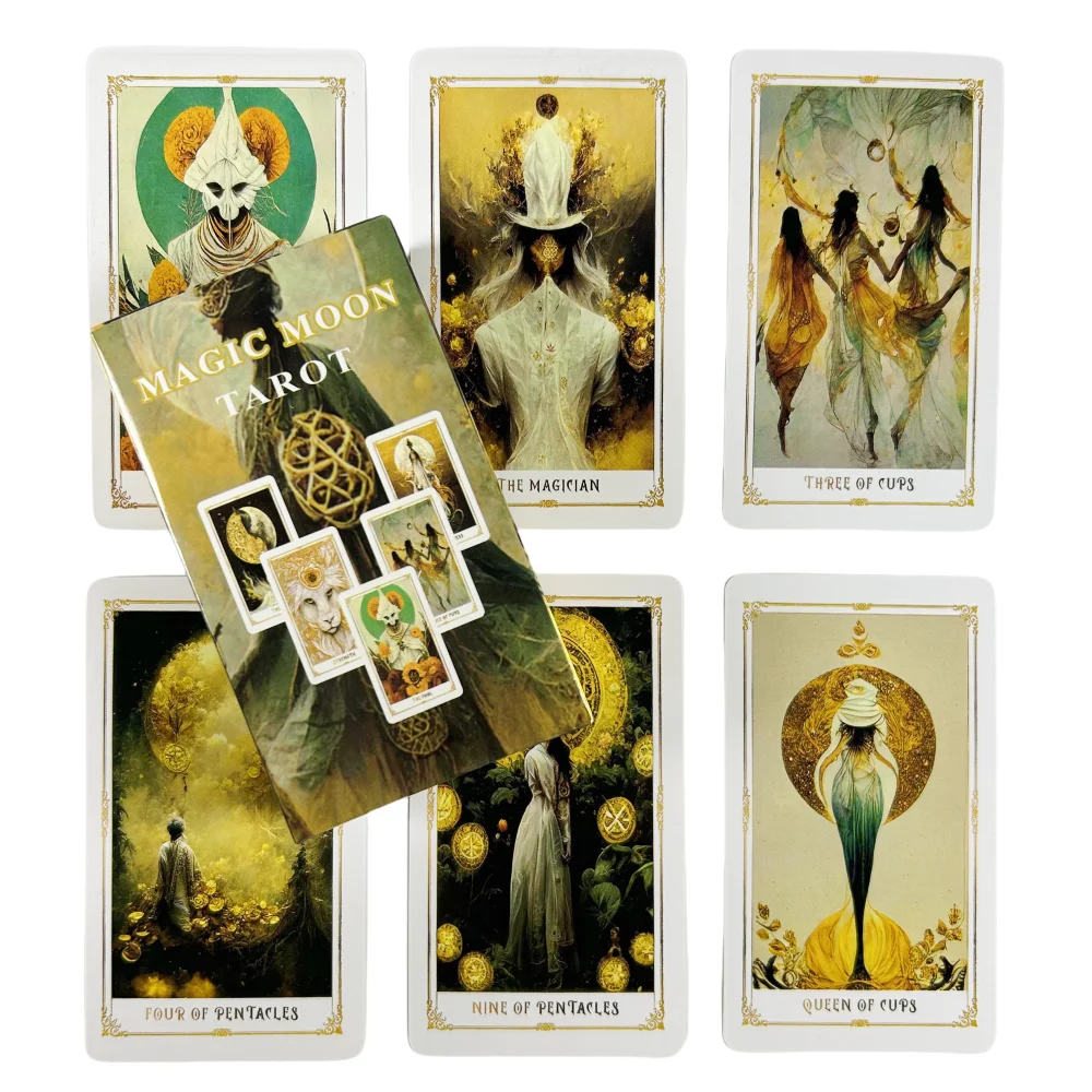 Magic Moon Tarot Cards A 78 Deck Fortune Telling Board Game Cards For Party And Family
Magic Moon Tarot Cards A 78 Deck Fortune Telling Board Game Cards For Party And Family