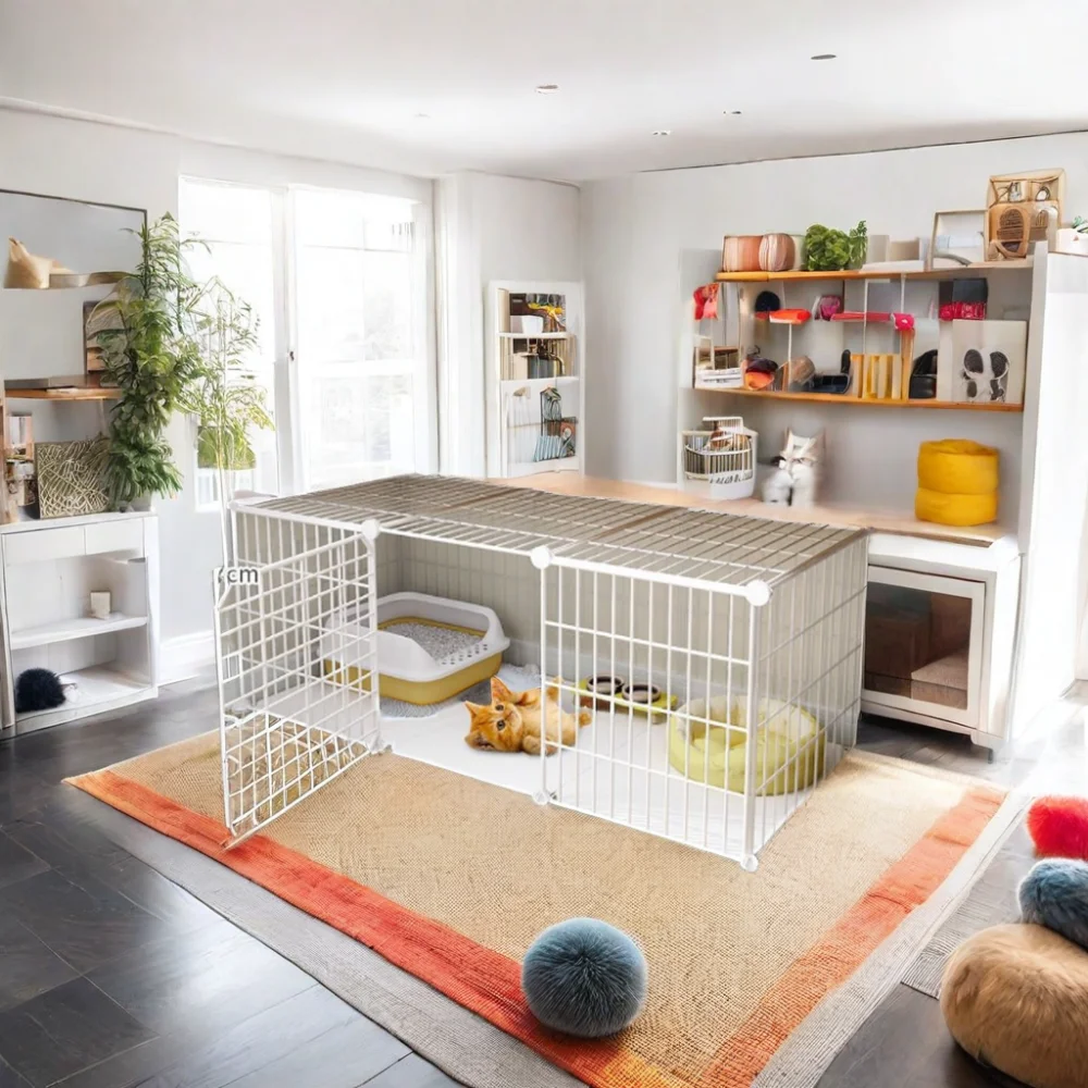 New Multi-Layer Indoor Cat Villa Multifunctional Cat House Pet Cages for DIY Veterinary Use House for Cats
New Multi-Layer Indoor Cat Villa Multifunctional Cat House Pet Cages for DIY Veterinary Use House for Cats