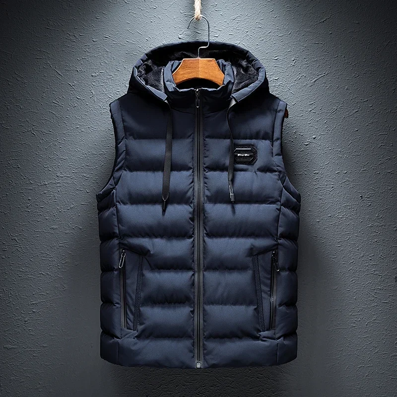 Work Vest Waistcoat Hooded New Spring Autumn Sleeveless Jacket Men Fashion Warm Hooded Vests Male Winter Light Plus Size Mens
Work Vest Waistcoat Hooded New Spring Autumn Sleeveless Jacket Men Fashion Warm Hooded Vests Male Winter Light Plus Size Mens
