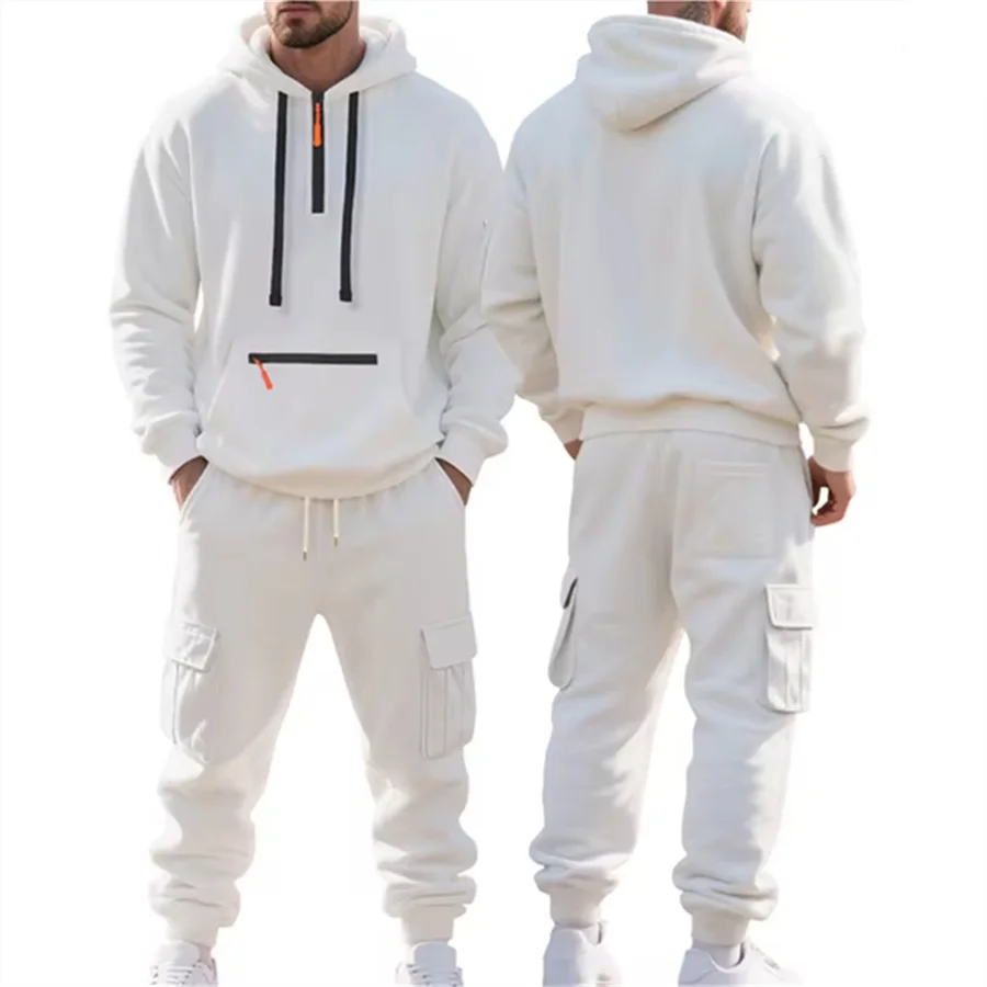 2026 Новая осенне-зимняя мужская флисовая толстовка с капюшоном и длинные брюки, спортивные костюмы для отдыха с несколькими карманами, комплект из 2 предметов, мужская одежда
2026 Новая осенне-зимняя мужская флисовая толстовка с капюшоном и длинные брюки, спортивные костюмы для отдыха с несколькими карманами, комплект из 2 предметов, мужская одежда