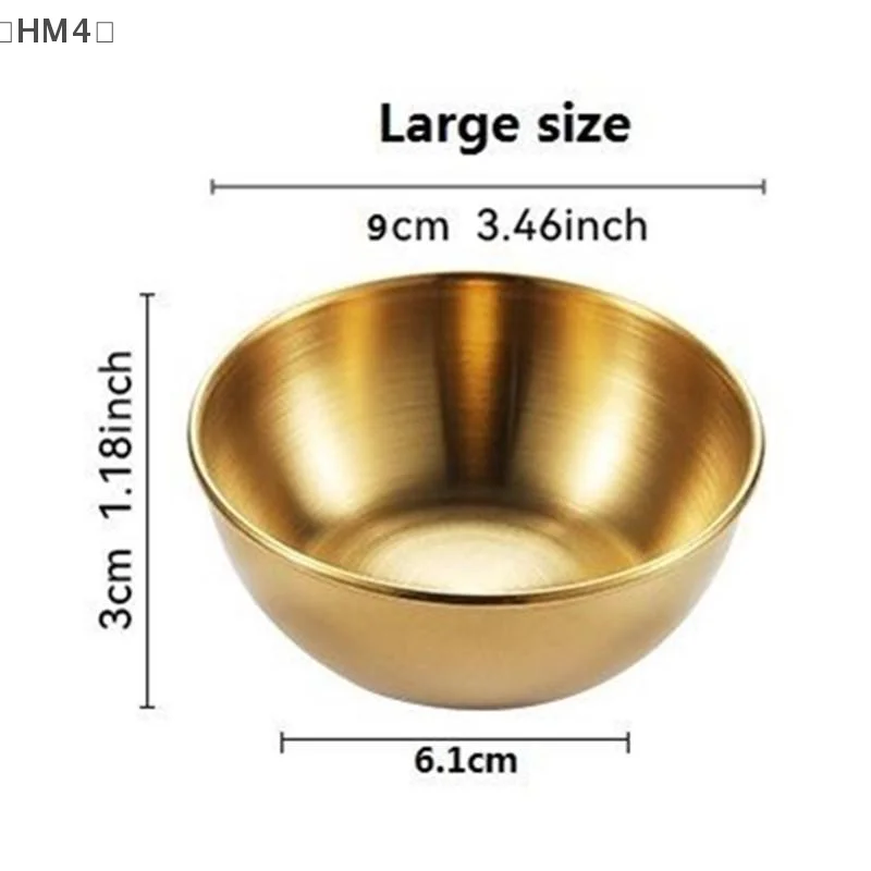 〔HM4〕Stainless Steel Golden Colorful Sauce Dishes Appetizer Seasoning Serving Dishes Sets Tray Splice Plates Kitchen Tableware
〔HM4〕Stainless Steel Golden Colorful Sauce Dishes Appetizer Seasoning Serving Dishes Sets Tray Splice Plates Kitchen Tableware
