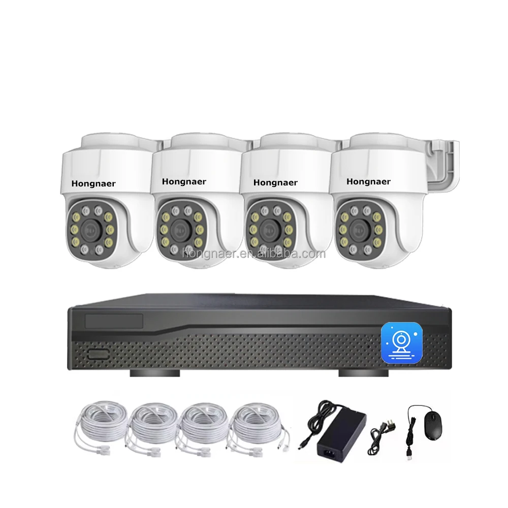 Hongnaer 5MP 4CH NVR Home Network Video Recorder Surveil Security PTZ Camera Set Kit System POE Wireless IP CCTV Camera System
Hongnaer 5MP 4CH NVR Home Network Video Recorder Surveil Security PTZ Camera Set Kit System POE Wireless IP CCTV Camera System