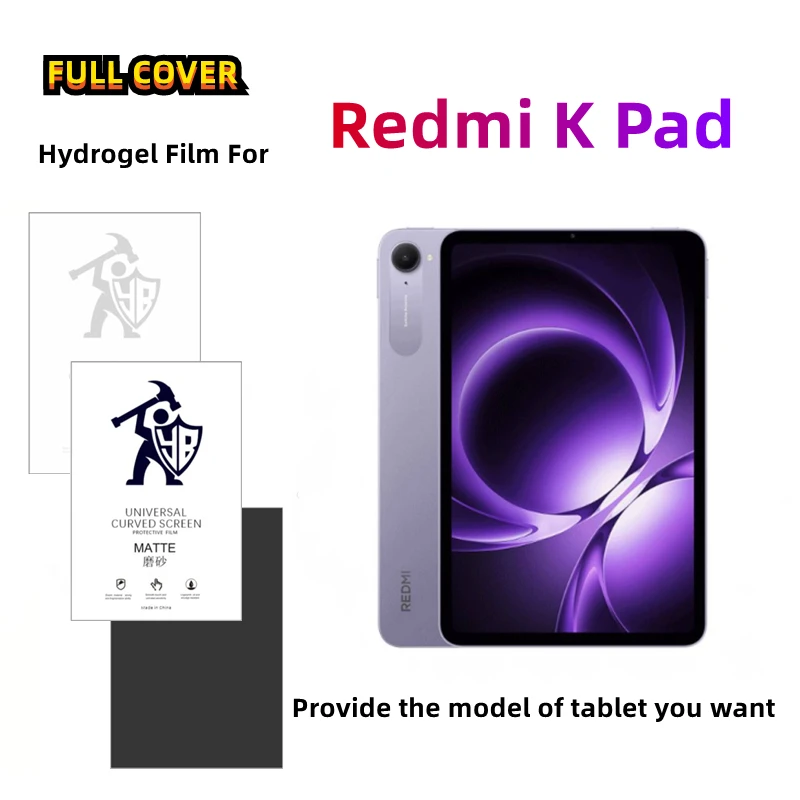 2pcs Matte Tablets Hydrogel Film For Redmi K Pad 8.8 inches HD Screen Protector For Redmi K Pad Anti Spy Protective Film
2pcs Matte Tablets Hydrogel Film For Redmi K Pad 8.8 inches HD Screen Protector For Redmi K Pad Anti Spy Protective Film